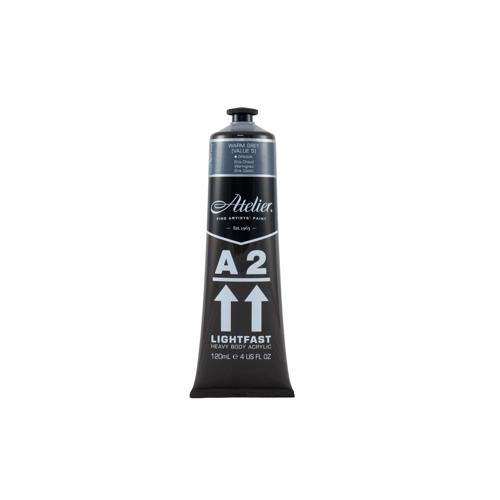 A2 Lightfast Heavybody Acrylic 120ml Warm Grey