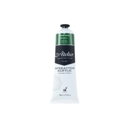 Atelier Acrylic Interactive Paints 80ml Terre Verte