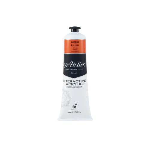 Atelier Acrylic Interactive Paints 80ml Orange