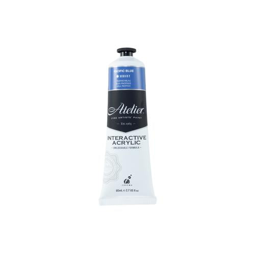 Atelier Acrylic Interactive Paints 80ml Pacific Blue