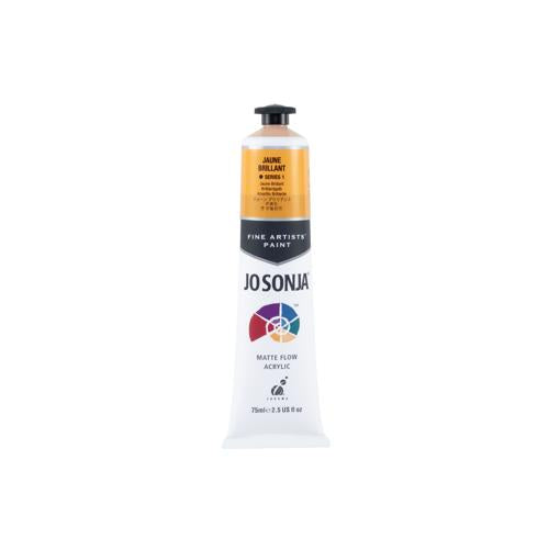 Jo Sonjas Matte Flow Acrylic Paint 75ml Jaune Brilliant
