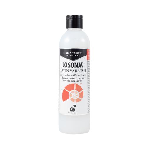 Jo Sonjas Waterbased Polyurethane Satin Varnish 250ml