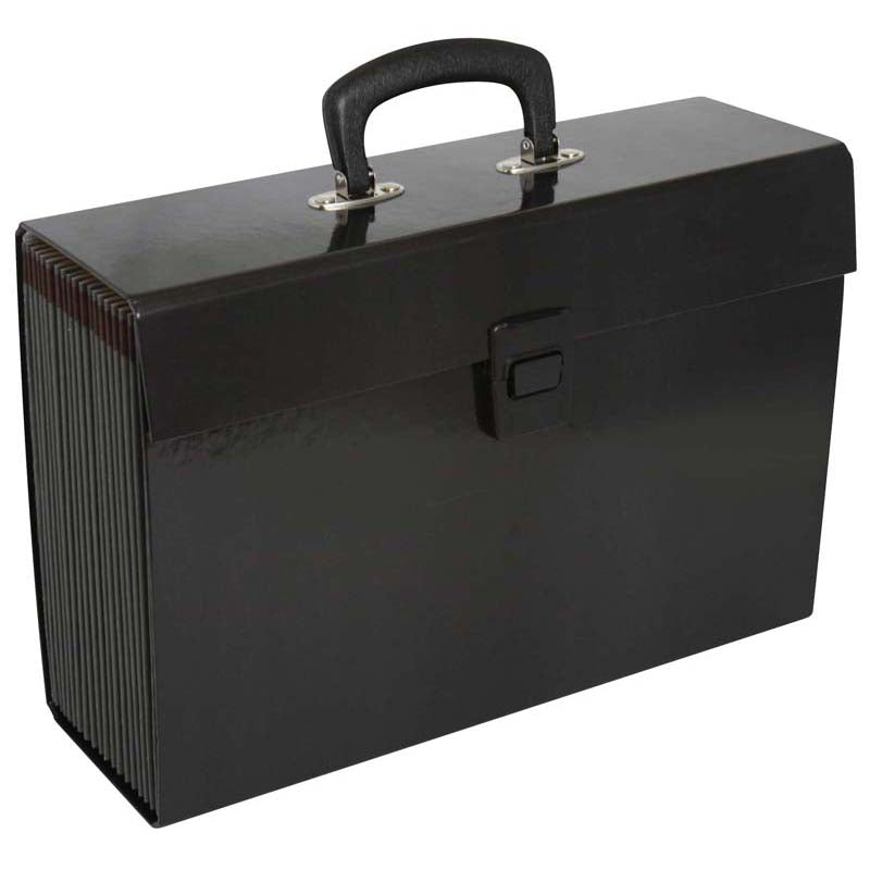 FM File Expanding Vivid Black 19 Pocket