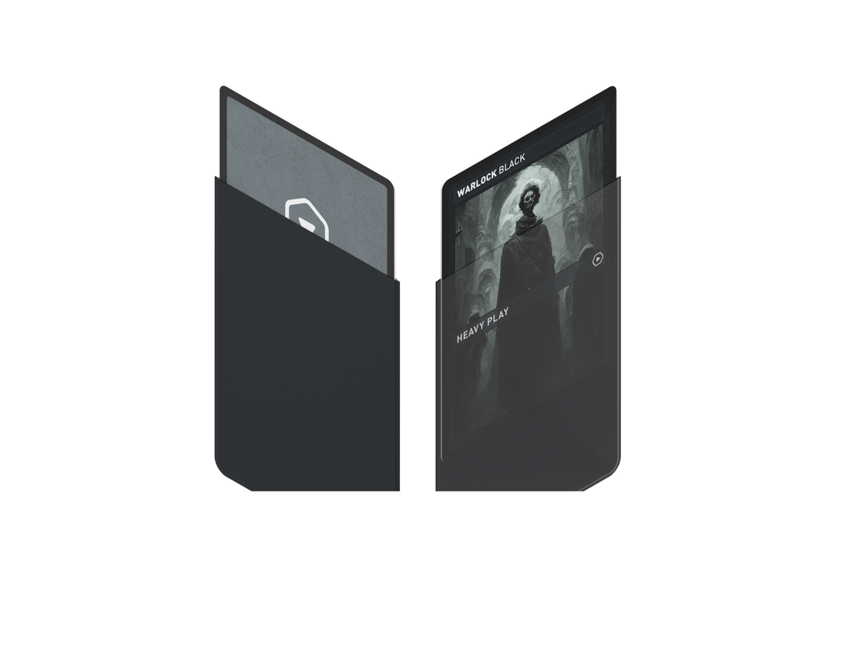 Heavy Play: CURV Sleeves Standard 100 - Warlock Black