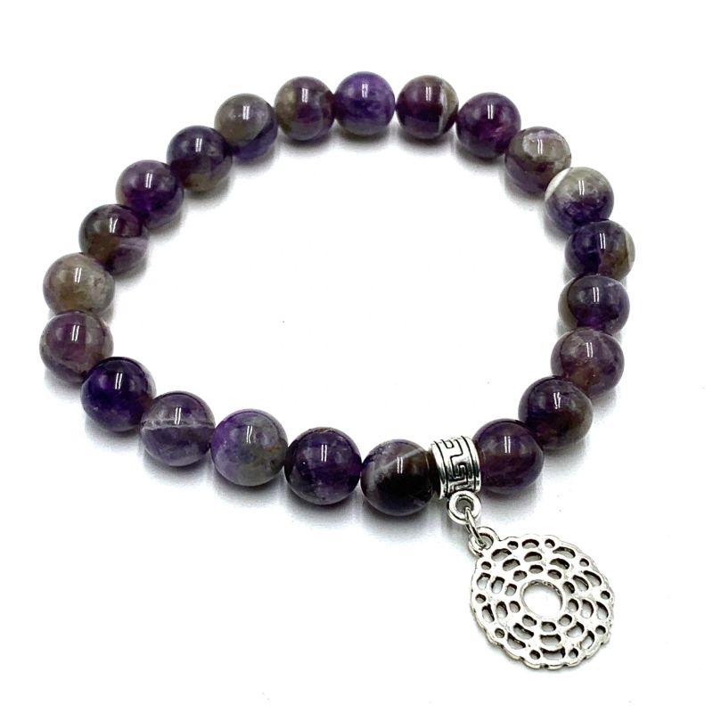 Bracelet - Amethyst Crown Chakra (7cm)