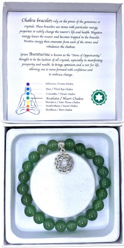 Bracelet - Aventurine Heart Chakra (7cm)