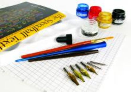 SPEEDBALL NIBS 'A' SET featuring high-quality steel nibs for precise calligraphy and drawing, ideal for all skill levels.