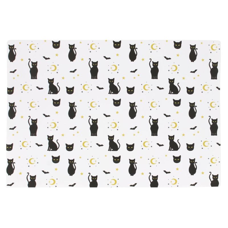 Gothicat Print Plastic Dinner Mat