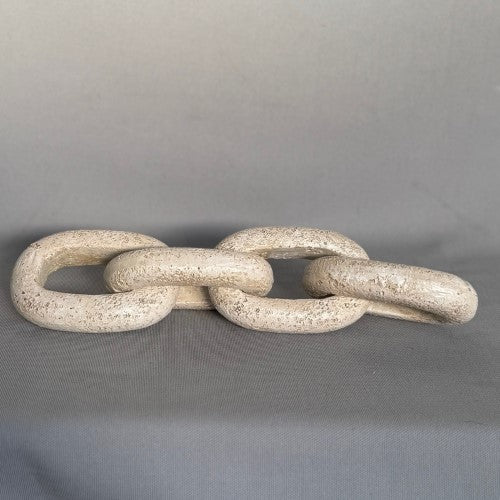 Ornament - White Chain (30 x 6cm)