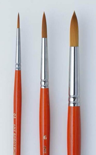 Artist Brush - As Golden Nylon Round 000