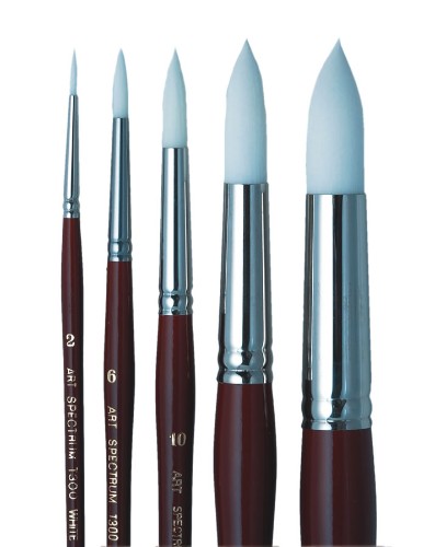 Artist Brush - As White Taklon Round 0