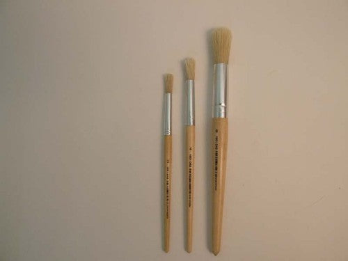 Das 1801 Rnd Bristle Brush S/H #2: Premium round brush for versatile painting techniques in watercolor, acrylic, and oil.