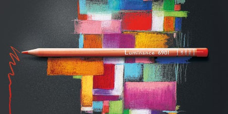 Caran D’ache Luminance 20s artist pencils, premium colors with high lightfastness for detailed artwork and blending.