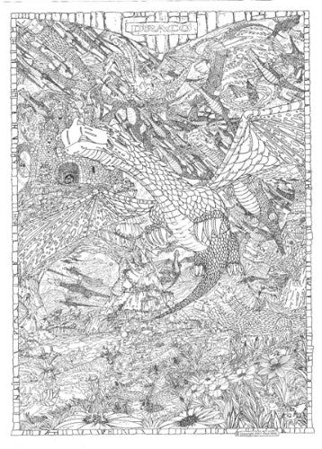 Cool Art Doodle Poster Draco (Pack of 10)