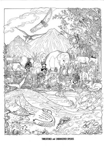 Cool Art Doodle Poster Threatened & Enda (Pack of 10)