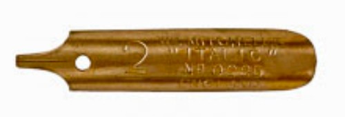 Wm Mitch Italic Square Nib 2R: High-quality nibs for elegant italic lettering and detailed calligraphy designs.
