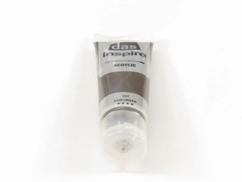 Phoenix Acrylic 75ml Raw Umber paint in a tube, perfect for rich canvas and mixed media art projects.