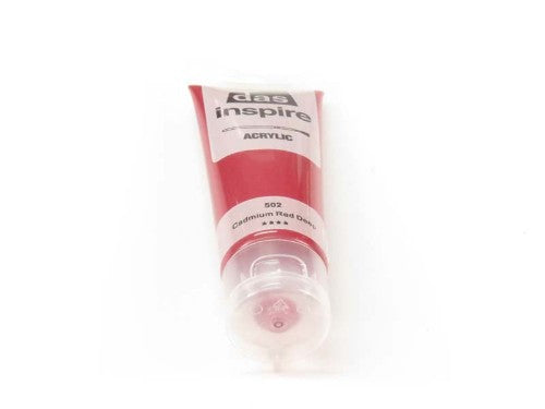 Phoenix Acrylic 75ml Cadmium Red DP(328) paint tube, ideal for vibrant art and mixed media projects.