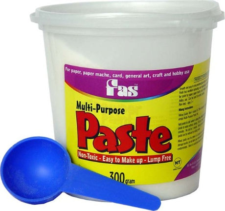 300g Fas Paste Multi-Purpose Glue, ideal for crafting, DIY repairs, and bonding various materials quickly and reliably.