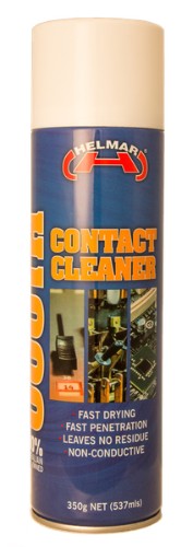 Helmar H1000 Contact Cleaner 350g spray for effective cleaning of electronic devices and components, enhancing performance and reliability.