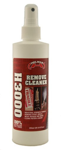 Helmar H3000 Remove Cleaner Spray 250ml, effective adhesive remover with citrus scent for various surfaces and tough residues.