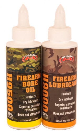 Helmar H9500 Firearm Bore Oil 125ml: Superior cleaning and lubrication for all firearm types, enhancing performance and accuracy.