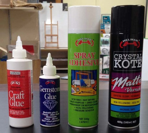 Helmar Craft & Hobby PVA Glue 250ml bottle, ideal for versatile crafting and DIY projects with quick-drying formula.