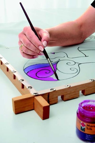 Marabu Silkart 50ml in Dark Brown, a vibrant water-based silk paint for fabric art projects and crafting, with excellent lightfastness.