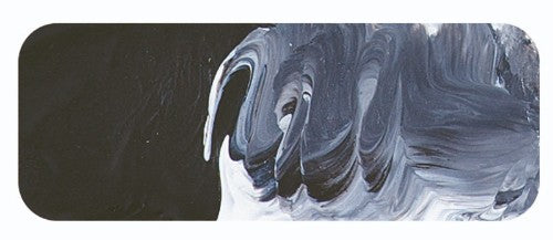 Matisse Flow 75ml Mars Black Acrylic Paint, perfect for smooth brushwork and airbrushing with a low-sheen finish.