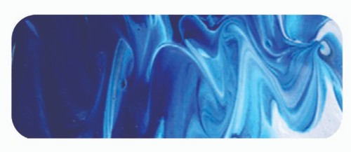 Matisse Flow acrylic paint in Primary Blue, 75ml, designed for smooth brushstrokes and vibrant, detailed artwork.