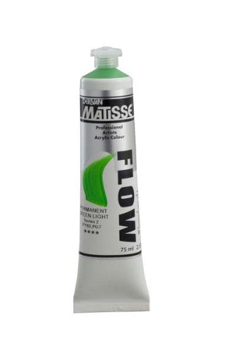 Acrylic Paint - Matisse Flow 75ml Perm Green Lt S2