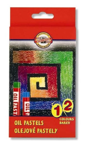Gioconda Oil Pastels 12s in vibrant colors, perfect for blending and layering on various surfaces for all artists.