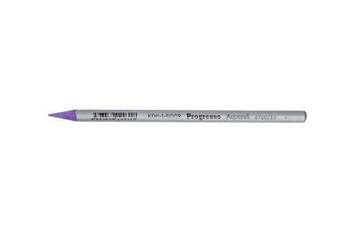 Pack of 12 Progresso Aquarelle Violet pencils for vibrant, smooth watercolour art, ideal for all skill levels.