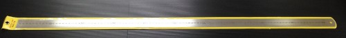 100cm stainless steel ruler for precise measurements, ideal for students and professionals in design and DIY projects.