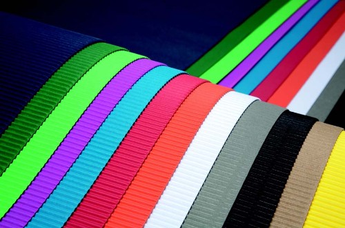 Premium black corrugated card, 225gm, ideal for packaging, displays, and crafts. Eco-friendly, vibrant, and durable.