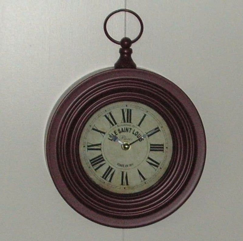 Clock Metal with Glass - 32cm