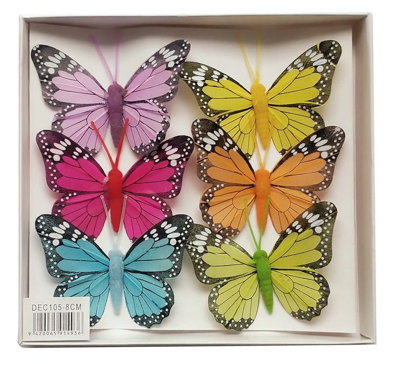 Wire Butterfly - 8cm (2 Packs)