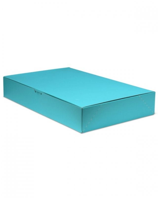 Gift Boxes - Flip Top Box Aqua Marine Matte 305x483x76mm - Pack of 50