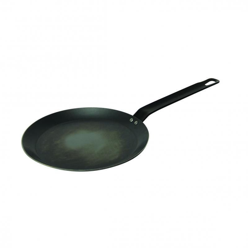 Pyrolux Industry Blue Steel Crepe Pan With Triple Riveted Handle