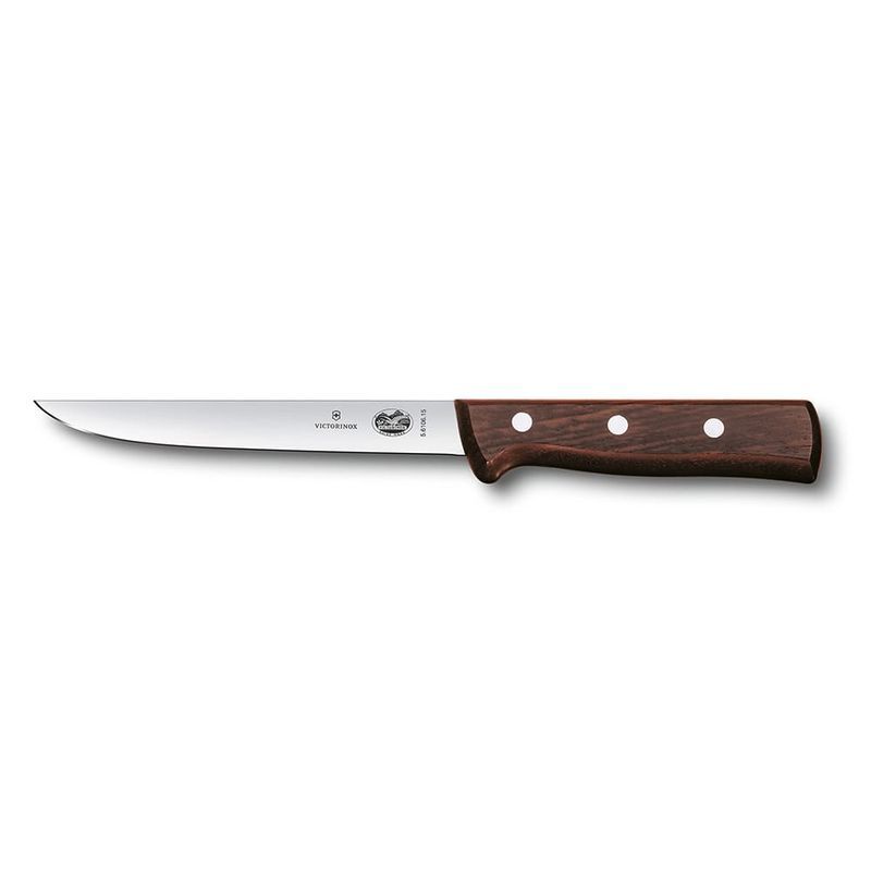 Victorinox Boning Knife 15cm Straight Narrow Blade Handle Rosewood