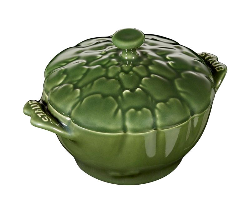 Artichoke-Cocotte-Staub-Ceramic-05L-Dark-Green