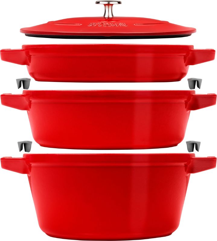 4pc-Stackable-Cocotte-Set-24cm-Cherry