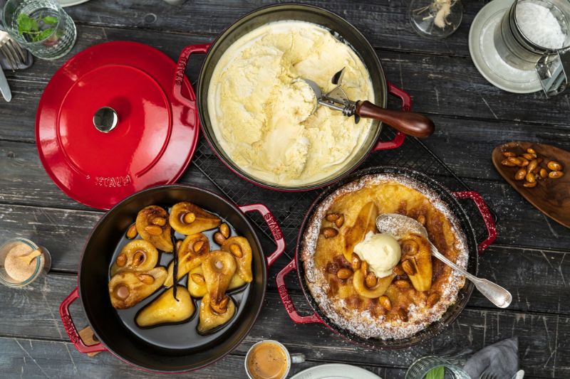 4pc-Stackable-Cocotte-Set-24cm-Cherry