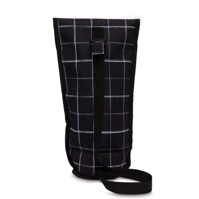 PackIt Freezable Napa Wine Bag - Black Grid