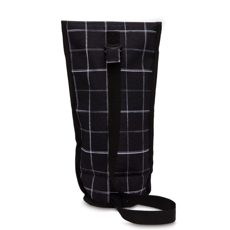 Freezable-Napa-Wine-Bag-PackIt-Black-Grid