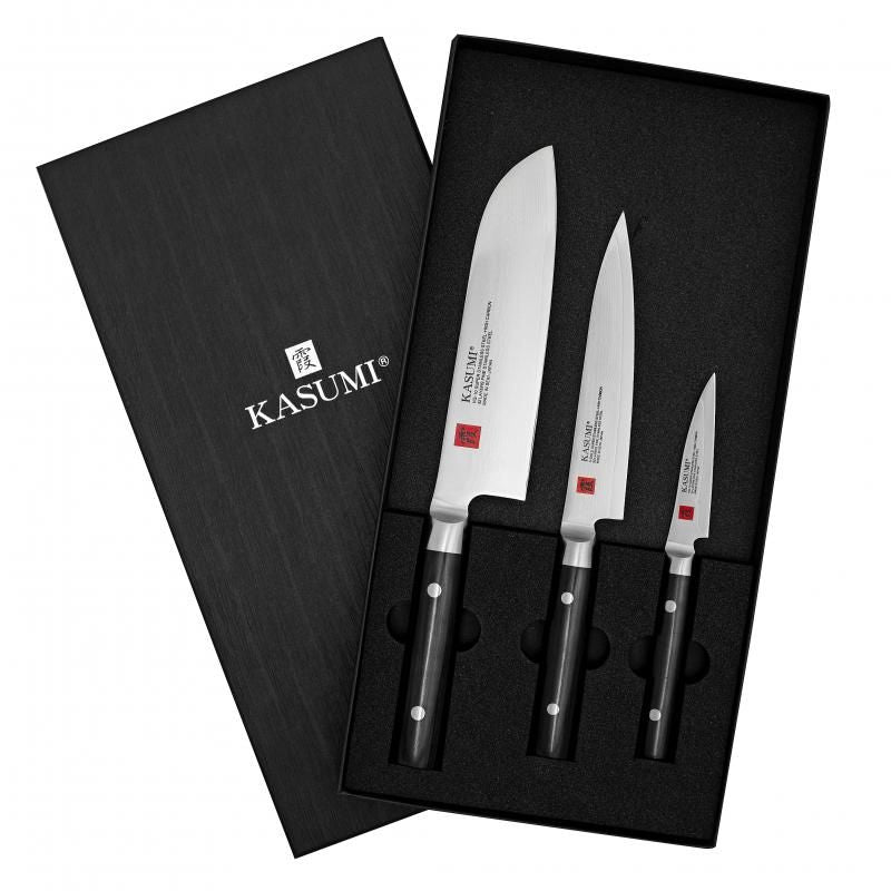 Kasumi 3 Piece Santoku Set
