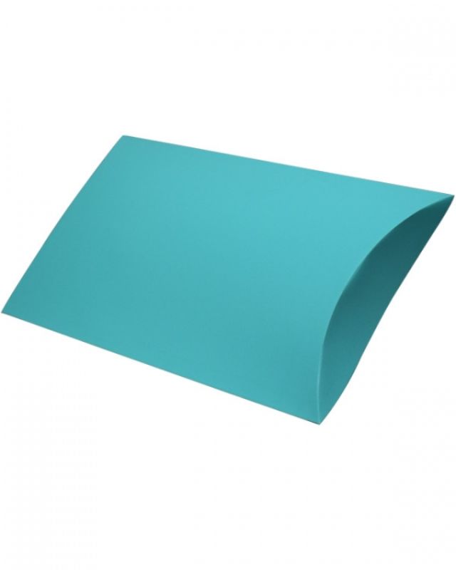 Gift Boxes - Pillow Box Aqua Marine Matte 279x432x64mm - Pack of 50
