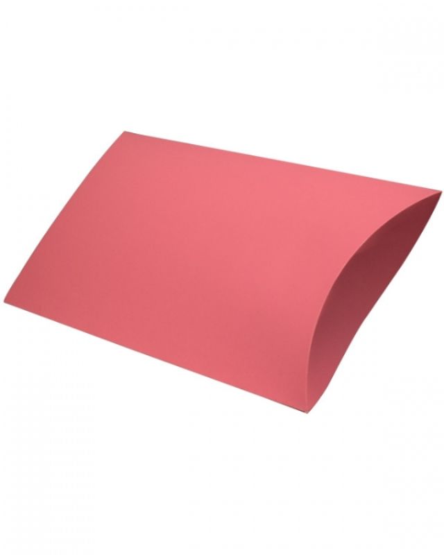 Gift Boxes - Pillow Box Coral Chiffon Matte 279x432x64mm - Pack of 50