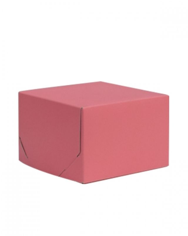 Gift Boxes - 2 Piece Gift Box Coral Chiffon 152x152x102mm - Pack of 100