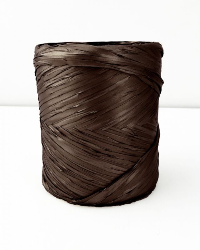 Ribbon - Poly Raffia 5mm X 200mtrs Chocolate